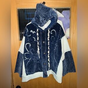 NWT Bluebell Hooded Corduroy Jacket- Boho-western-country Size Small-so Cute 🥰